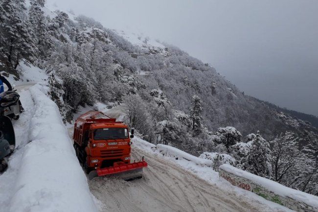 Крымское МЧС предупредило о сильном снегопаде