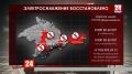 Электроснабжение 17 населённых пунктов Крыма восстановлено