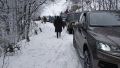 Запрет не действует: на Ай-Петри возникла пробка из-за застрявших в снегу авто
