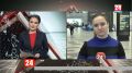 Как аэропорт Симферополя встречает 83-летие? Прямое включение корреспондента телеканала «Крым 24» Марии Красновицкой