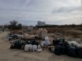 Активисты собрали и вывезли КамАЗ мусора с Южной косы в Сакском районе