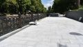 Реконструкция набережной Салгира: подрядчик начал укладку тротуарной плитки