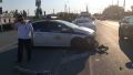 Автомобиль ДПС стал участником аварии на трассе в Феодосии