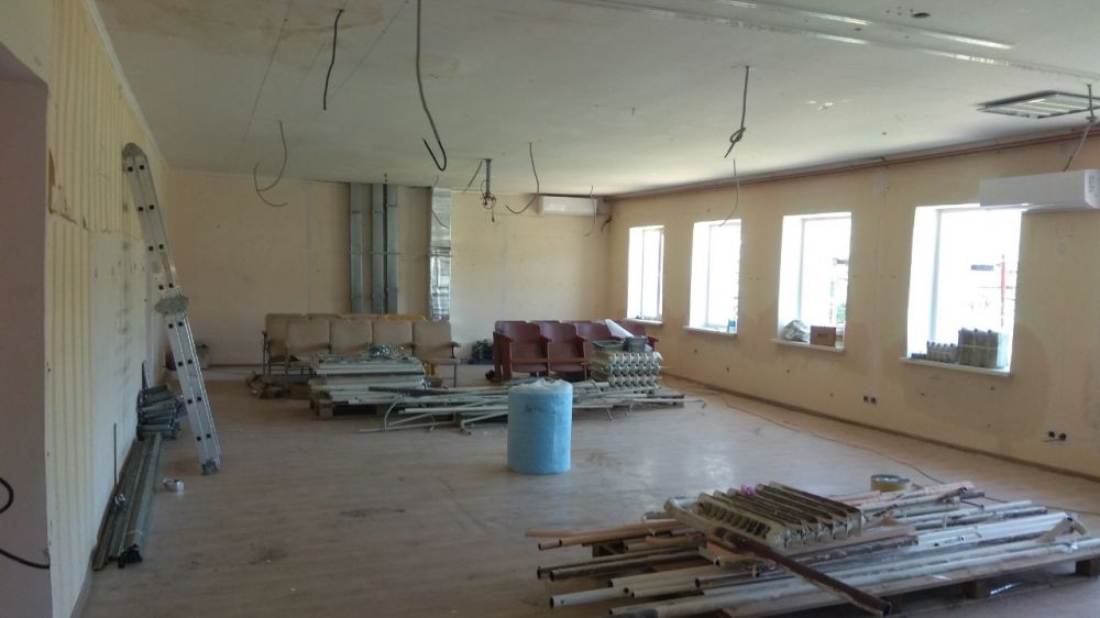 В рамках Национального проекта «Культура» на территории Симферопольского района осуществляется капитальный ремонт двух сельских клубов