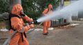 Севастопольские спасатели ликвидировали условную утечку химических веществ