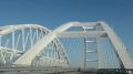 В тестовом режиме по железнодорожной части Крымского моста проехал тепловоз