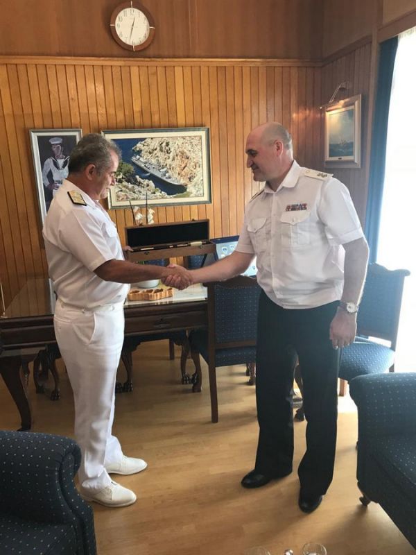 Командующий Черноморским флотом посетил главный штаб Военно-морских сил Греции
