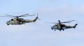 Ударные вертолеты ЮВО нанесли удары по наземным целям на крымском полигоне