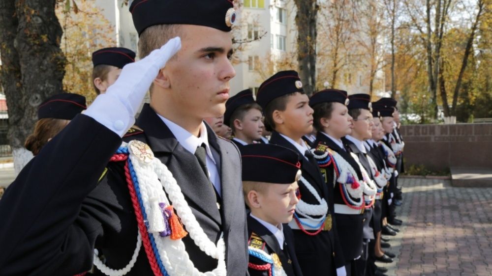 Новые воспитанники «полицейского» кадетского класса приняли Присягу