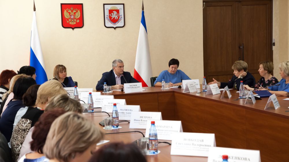 При Главе Республики Крым создан Совета руководителей дошкольных образовательных учреждений