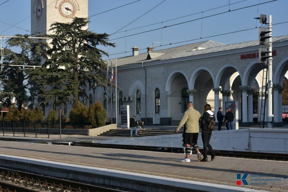 Фото железнодорожный вокзал в симферополе