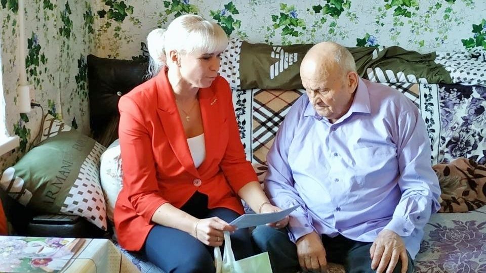 Павлу Ивановичу Геращенко из с. Кормового исполнилось 95 лет