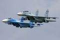В небе над Крымом летчики провели бой с авиацией условного противника