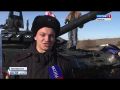 В Крыму прошёл танковый биатлон