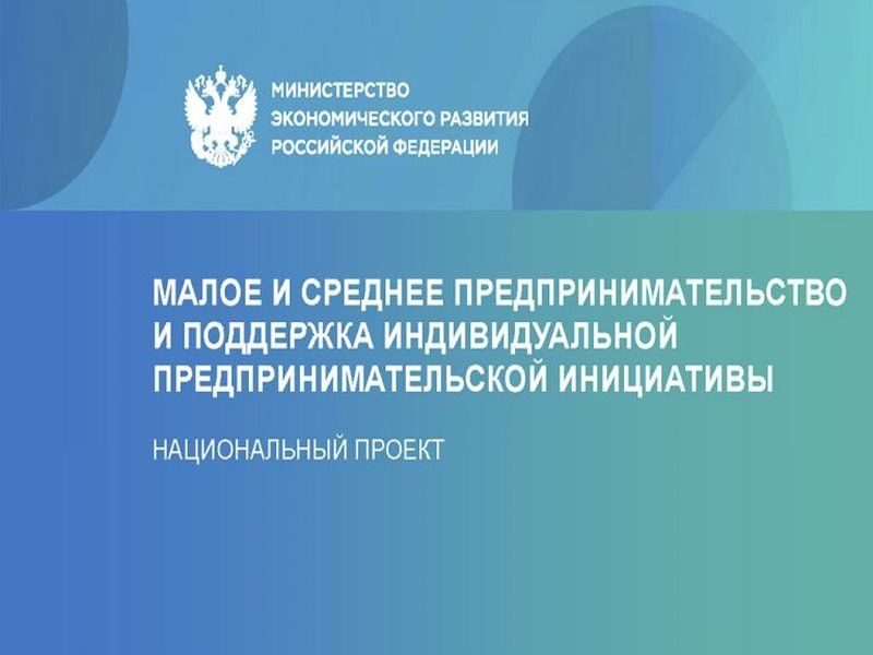 Малое и среднее предпринимательство национальный проект поддержка