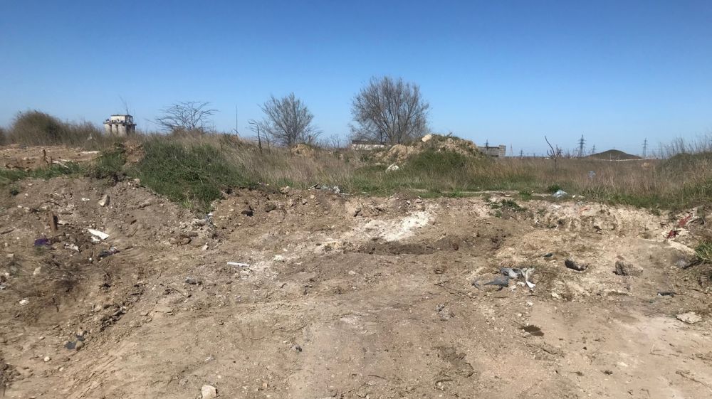 Госинспекторами Минприроды Крыма выявлена несанкционированная свалка в городском округе Керчь