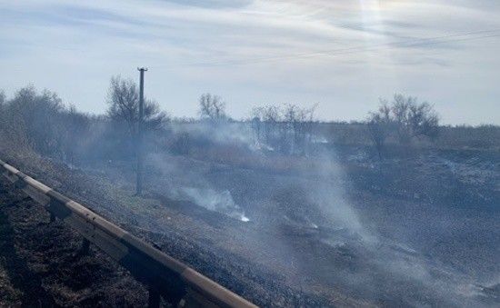 В Севастополе ликвидировали крупный природный пожар