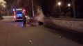 В Ялте после жуткого ДТП загорелся мотоцикл