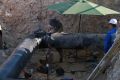 В Севастополе восстанавливают повреждённый газопровод
