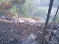 Севастопольские огнеборцы ликвидировали крупное возгорание сухой растительности в Нахимовском районе