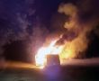 Ночной автопожар под Симферополем. Сгорел «Mercedes»