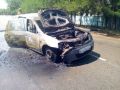 В Крыму при возгорании автомобиля пострадал водитель