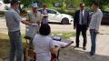 Глава городской администрации Дмитрий Скобликов проконтролировал ход проведения голосования на придомовых территориях