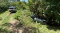 В Белогорском районе автомобиль упал с крутого обрыва