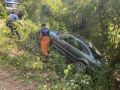 В Крыму спасатели достали автомобиль из канала