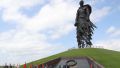 25-метровый памятник солдату открыли подо Ржевом Путин и Лукашенко