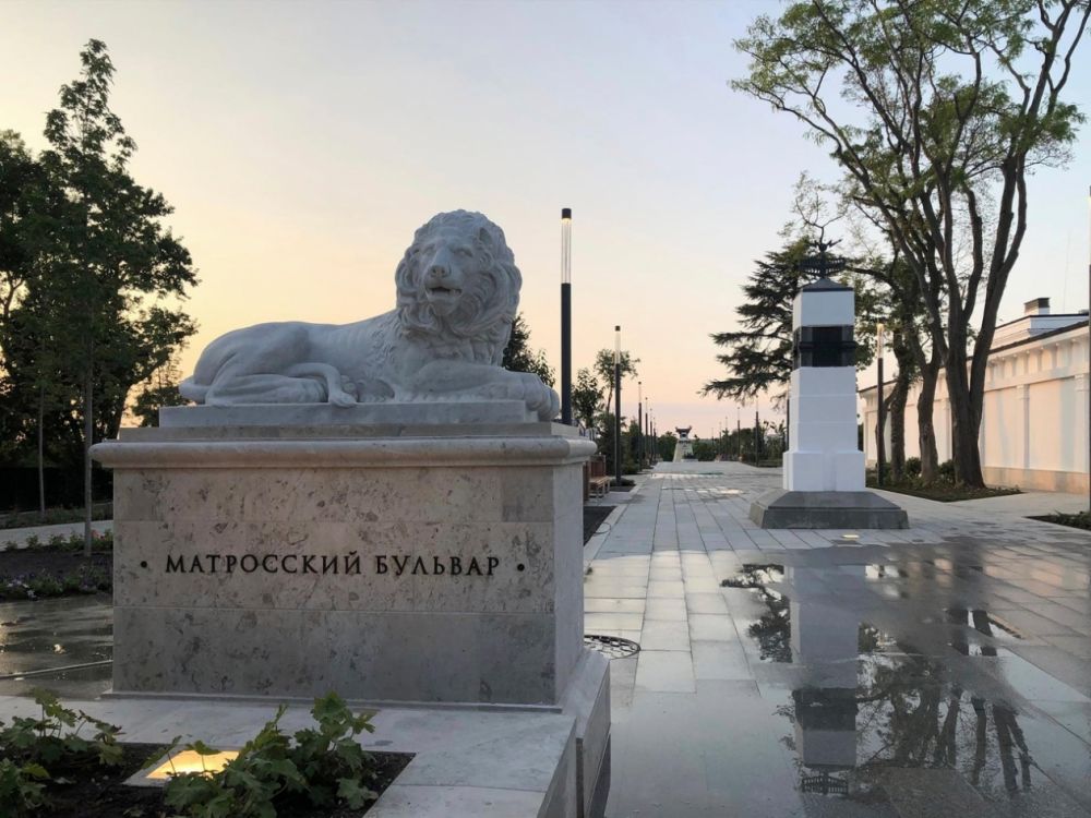 Как 1 августа будут открывать отремонтированный Матросский бульвар в Севастополе