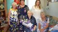 Ольга СОЛОДИЛОВА поздравила Любовь КОЗМИРЧУК со 100-летним юбилеем