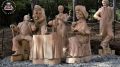 В пгт Голубой залив открылся парк деревянных скульптур