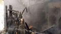 Огнеборцы ГКУ РК «Пожарная охрана Республики Крым» ликвидировали возгорание хозпостройки в ГО Алушта