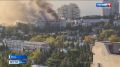 Санаторий Министерства обороны РФ загорелся в Ялте