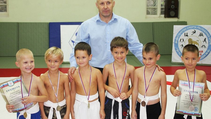 В Гаспре прошли детские соревнования по сумо