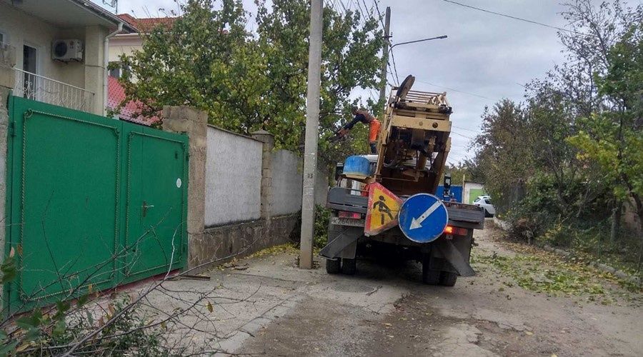 Санитарная обрезка деревьев проведена почти на 20 улицах Симферополя