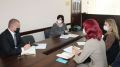 В Администрации Ленинского района рабочее совещание провела председатель Комитета по бюджетно-финансовой, инвестиционной и налоговой политике Ольга Виноградова
