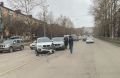 В районе вокзала в Симферополе столкнулись два BMW