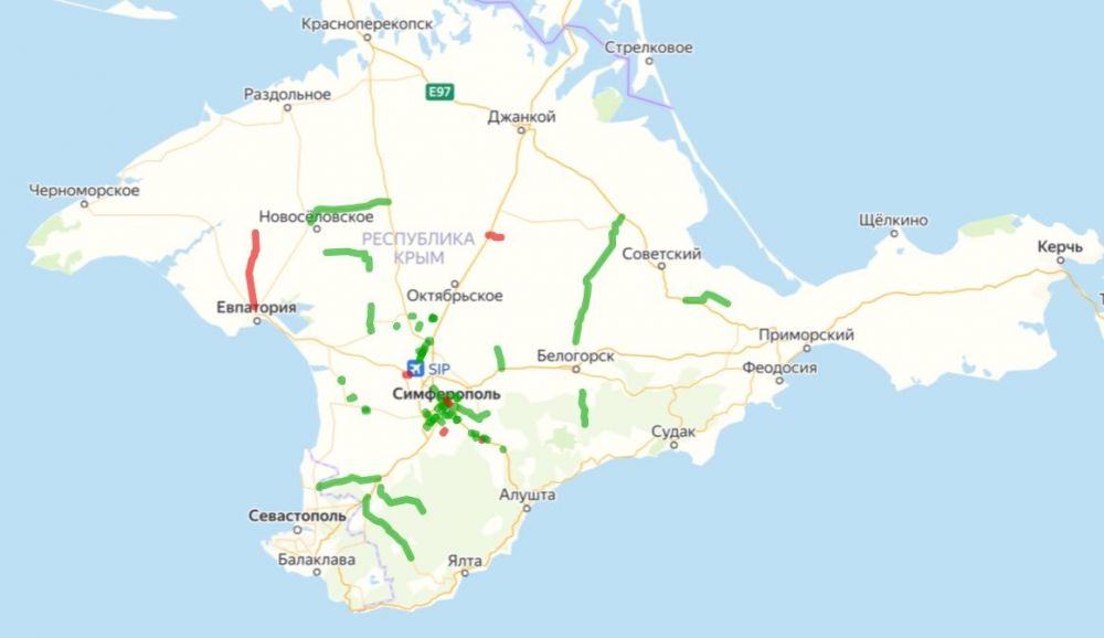 Карта дождей крым онлайн в реальном времени