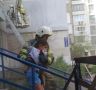 Крымские спасатели эвакуировали на пожаре восемь жильцов многоэтажки