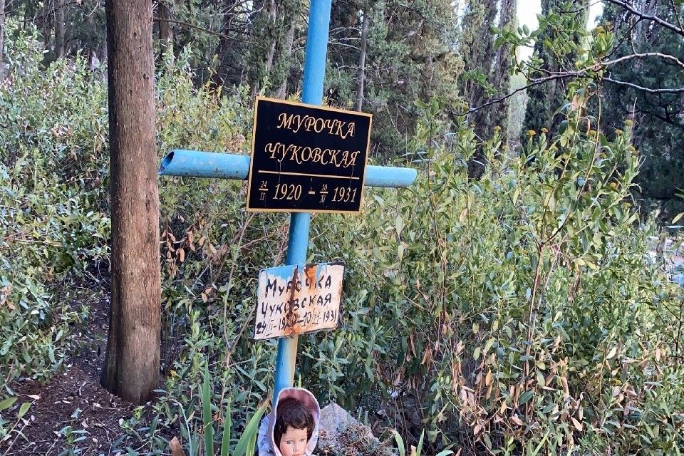 В Крыму обнаружили полностью заброшенную могилу дочери Корнея Чуковского