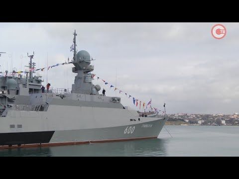 Малый ракетный корабль Грайворон пополнил Черноморский флот (СЮЖЕТ)