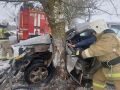 В Крыму автомобиль врезался в дерево