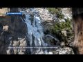 Водопад Учан-Су укрыло плотным слоем снега