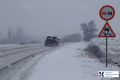 Штормовое предупреждение объявили в Крыму из-за снегопада