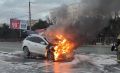 На проспекте Острякова в Севастополе загорелся автомобиль