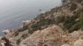 В Крыму мужчина застрял на скале рядом с Большой Севастопольской тропой