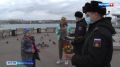 В Севастополе военнослужащие Черноморского флота поздравили женщин с 8 Марта