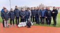Команды Симферопольского района получили мячи, комплекты футбольной формы, флажки, сетки для ворот и ворота